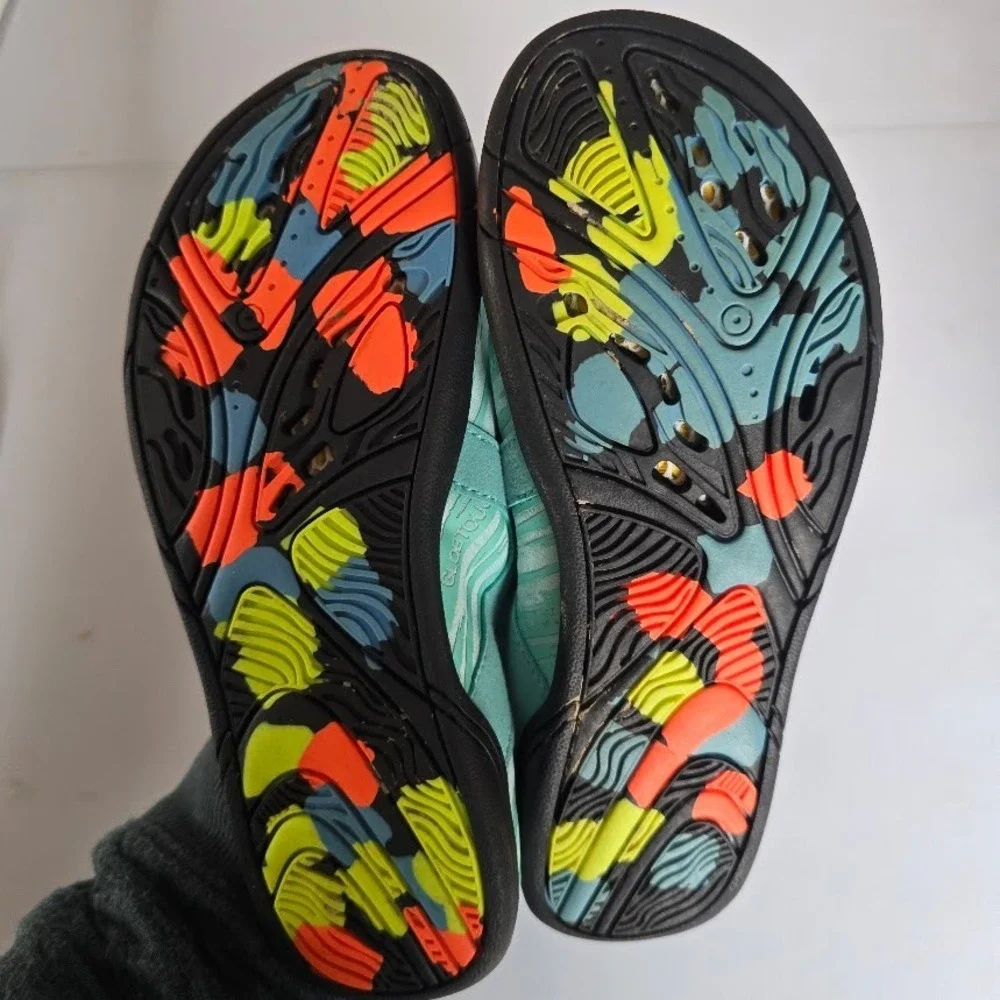 GlobTouch Water Shoes Kids Sz 3 Mint Green Beach Pool‎ Summer Sporty Aqua Socks